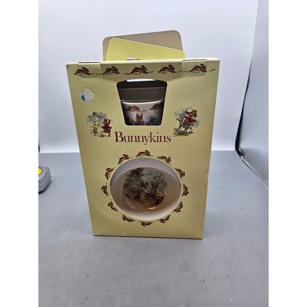 Royal Doulton Bunnykins 3 Piece Childrens Set Cereal Bowl Mug Plate Made England